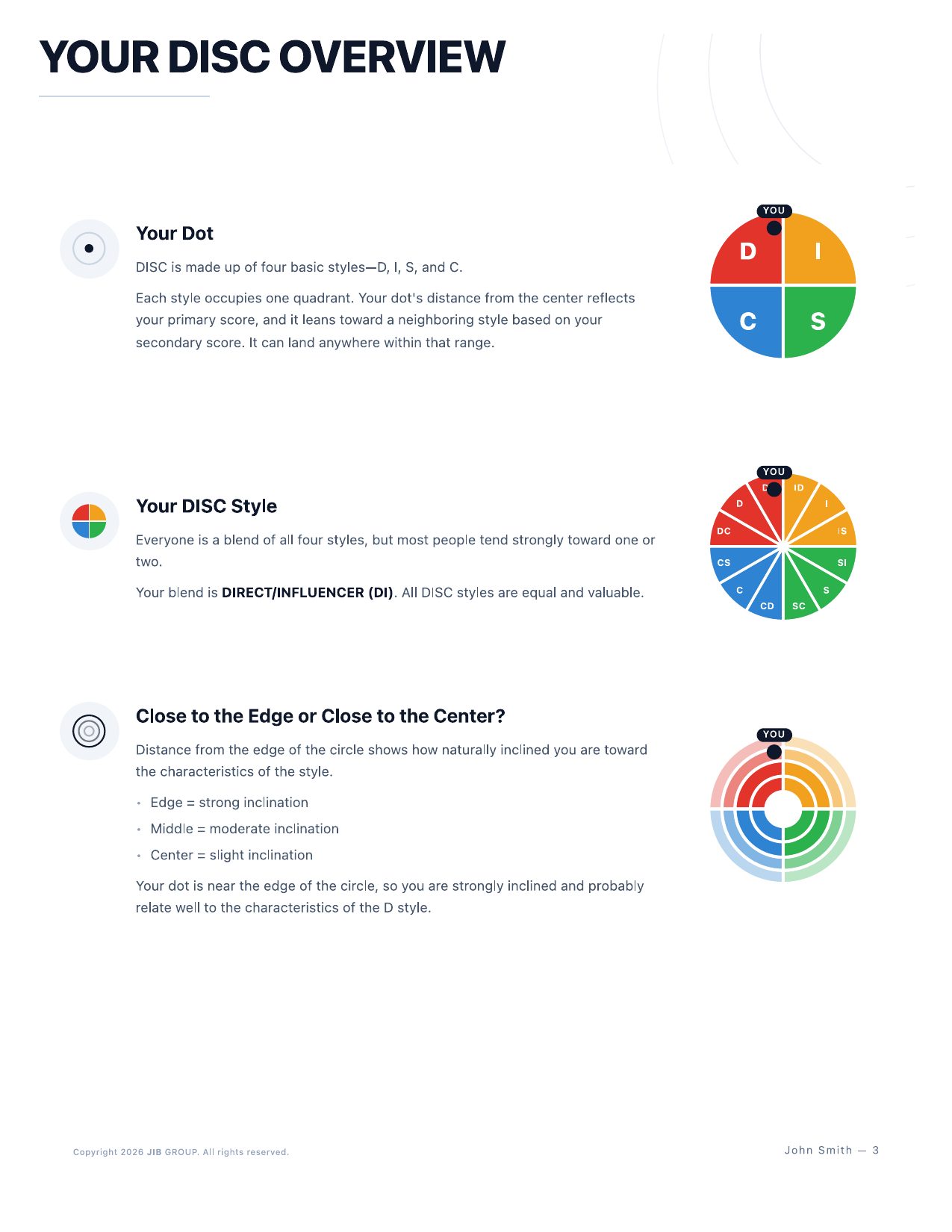 Advanced DISC report — page 3